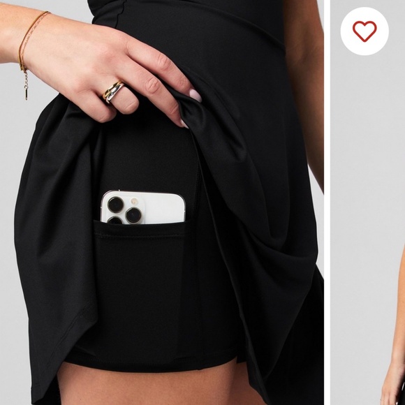 Fabletics Boost Performance Dress Classic Mini Black Size L - Picture 2 of 6